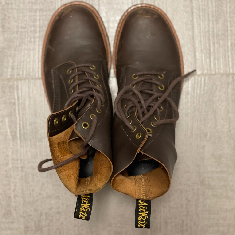 Dr. Martens Leather Boots.